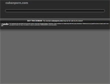 Tablet Screenshot of cubanporn.com